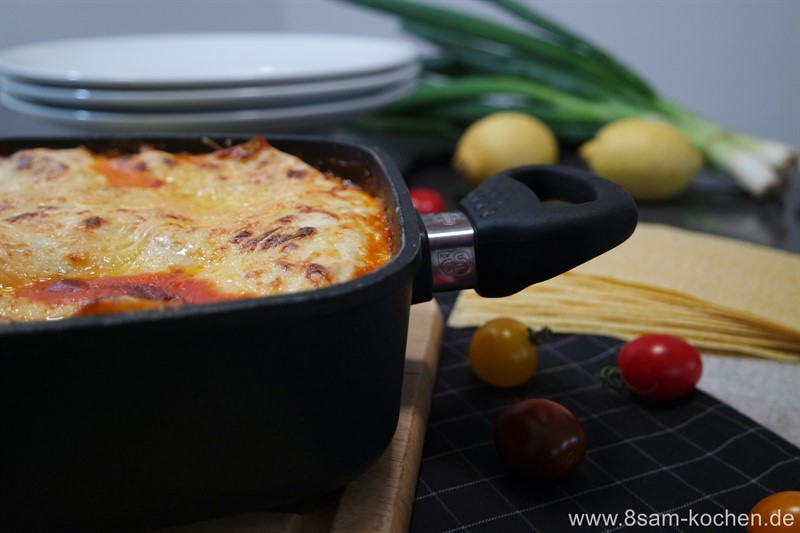 Lasagne mit Gemüse-Hackfleisch-Bolognese - 8sam-kochen.de